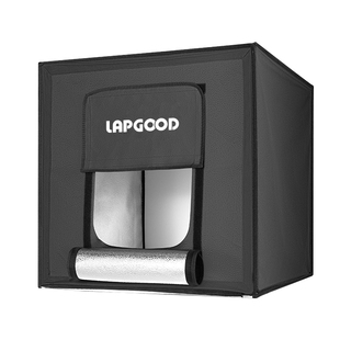 LED小型摄影棚补光灯便携折叠迷你拍照灯箱产品背景珠宝拍摄静物台道具三色温柔光箱棚拍套装