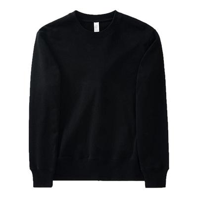 秋季340克重磅圆领直筒套头卫衣