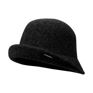 高品质卷边羊毛小礼帽女秋冬款时尚法式赫本风千金帽子女秋显脸小