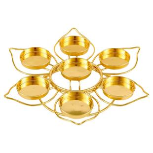 灯架七星灯佛堂供灯108盏家用长明灯 蜡烛台供佛酥油灯座莲花灯盏