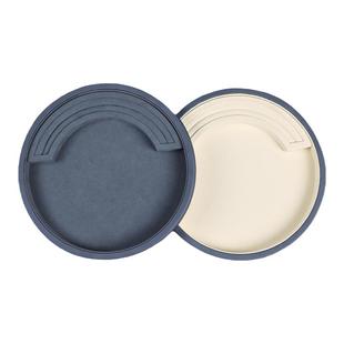 众美达新款ins首饰盘超纤戒指项链收纳珠宝展示托盘直播柜台摆盘