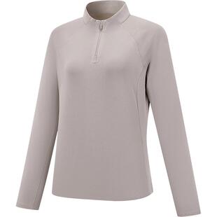 李宁荣耀金标系列长袖T恤女士立领上衣运动衣春季针织运动服