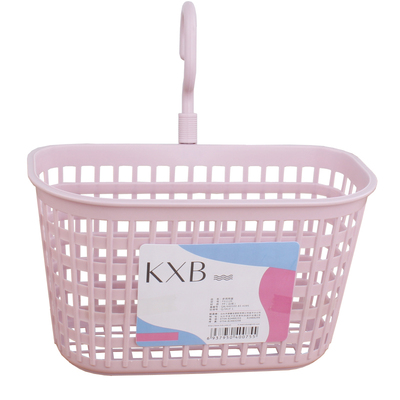 单挂钩浴室宿舍塑料卫生间杂物篮