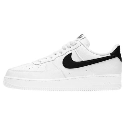 Nike耐克男鞋白色黑勾空军一号AF1板鞋低帮休闲运动鞋CT2302-100