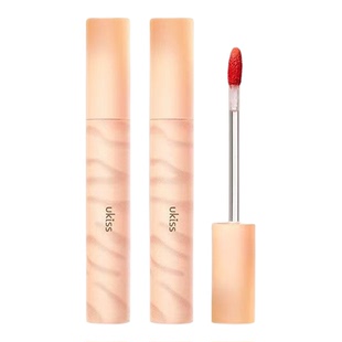 ukiss奶橘迷航水唇露保湿滋润唇彩柔雾水露持久不易掉正品