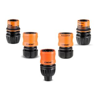 嘉霸CLABER进口水管快速接头软管对接器止水快接6分管4分配件转接