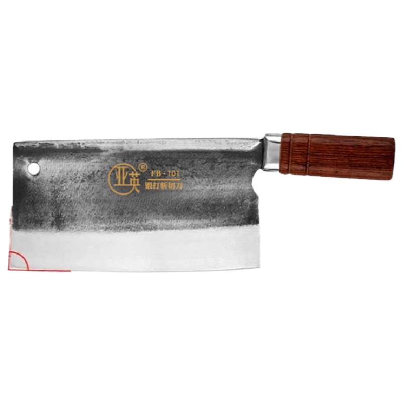锋利厨师专用厚背轴承钢锻打菜刀