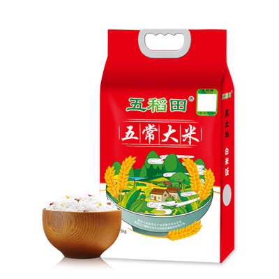 五稻田五常大米长粒米5kg真空装