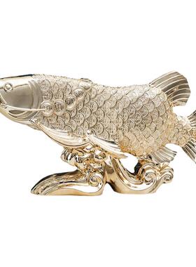 金龙鱼欧式招财桌面开业礼品摆件