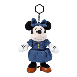 正版迪士尼可爱米奇米妮毛绒小挂件包挂公仔米老鼠玩偶钥匙扣装饰