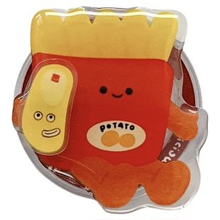 立体旋转Jellycat卡通食物适用MagSafe磁吸支架手机吸附可伸缩新款气囊支架桌面支撑网红超火创意解压日韩风