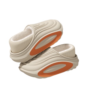 防水棉拖鞋包跟男款冬天2025新款室内家居加绒保暖踩屎感棉鞋男士