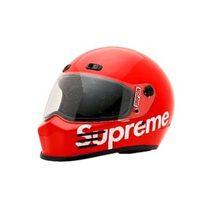 潮流单品supreme头盔男定制版辛普森摩托车全盔女机车头盔simpson
