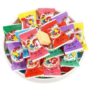 喔喔大公鸡奶糖喜糖散装批发wowo佳佳奶糖结婚糖果儿童怀旧小零食
