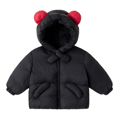 防住污渍，儿童羽绒服超实用