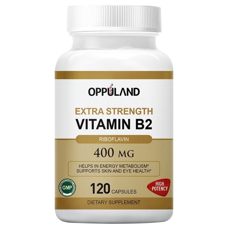 美国进口维生素B2片400mg大剂量高含量核黄素维B2正品官方旗舰店