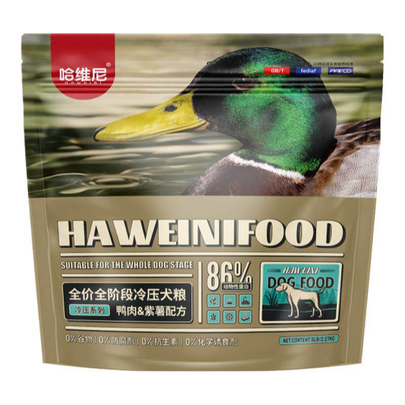 哈维尼鸭肉紫薯犬狗粮