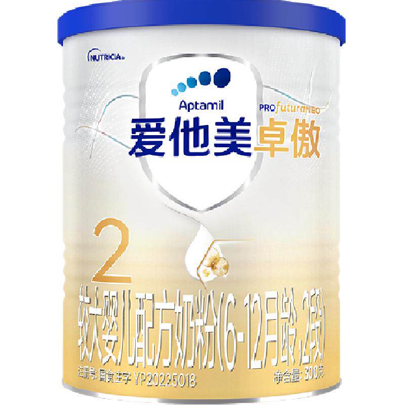 爱他美卓傲较大婴儿配方奶粉(6-12月龄)2段300g