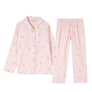 顶呱呱睡衣女士长袖长裤秋冬中厚摇粒绒套装休闲可外穿保暖家居服