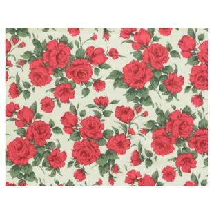 英国正品liberty面料100支lawn长纤棉手工衬衫连衣裙服装布红玫瑰