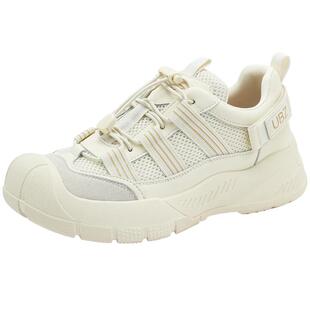 UBZ 户外厚底登山鞋女2026年春季新款网面运动休闲小白鞋老爹鞋