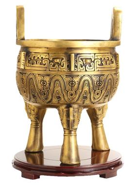 铜鼎摆件三足鼎客厅鼎盛千秋克鼎