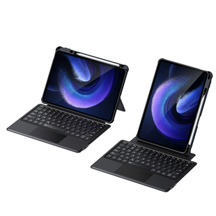 闪魔适用小米平板6/6Pro妙控键盘无线蓝牙Xiaomi电脑pad5保护壳套二合一磁吸可拆卸智能触控外接专用鼠标套装