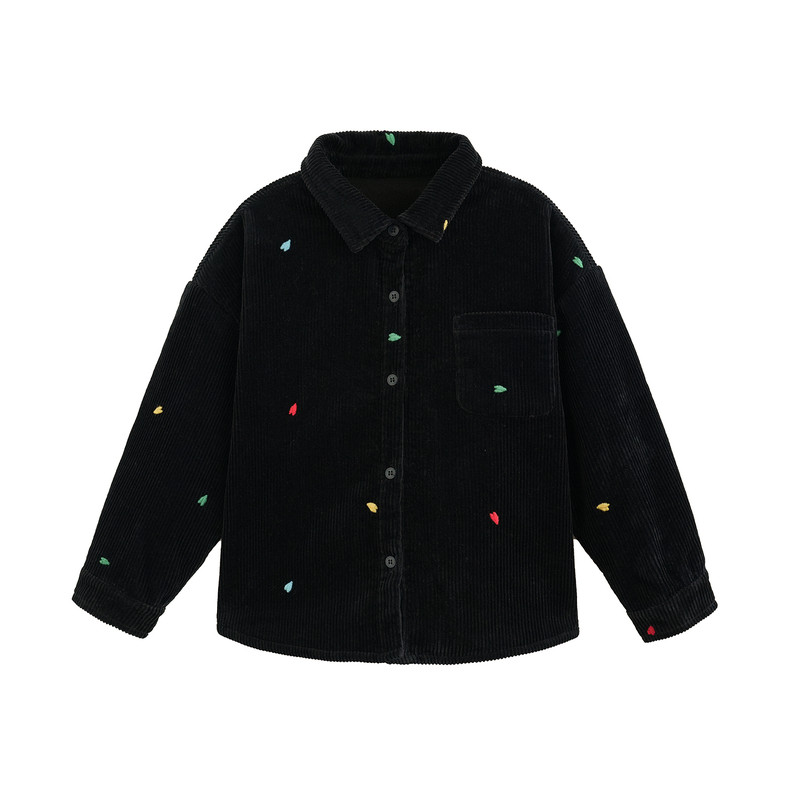 男童冬装新款加厚保暖灯芯绒棉服