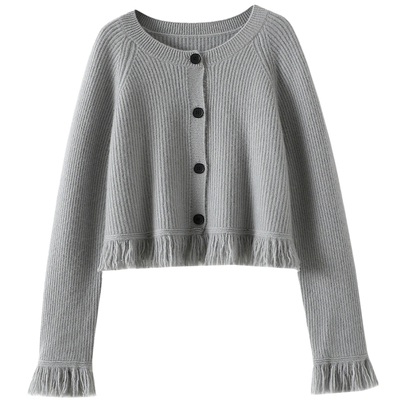 启超官方高端100%纯山羊绒衫