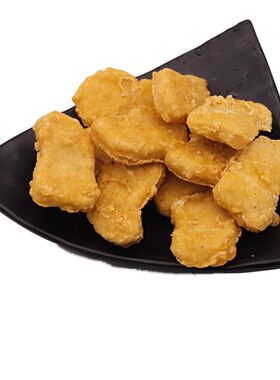 商用博远冷冻原味鸡块油炸小吃