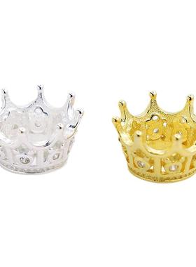 diy高级配件镶钻女王皇冠吊坠