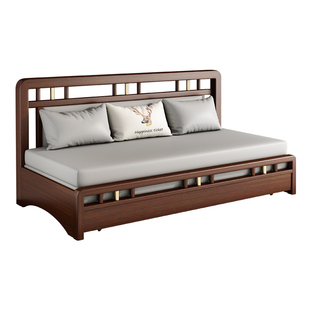 小户型科技布沙发床多功能两用单人可折叠实木沙发床客厅2026新款