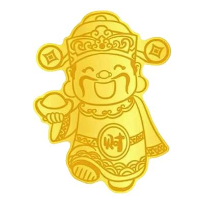 黄金999手机贴定制任意图案文字