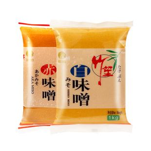 欣和竹笙白味噌1kg*2袋拉面汤料日料味增汤日式大酱汤赤味噌汤酱