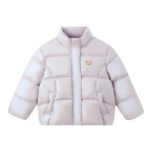 PawinPaw卡通小熊童装秋冬女童幻彩亮面羽绒服柔软面包服