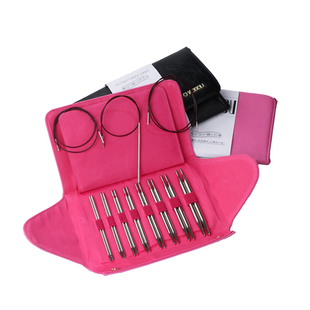 潮钩牌可拆卸环形针棒针金属棒针编织毛衣针毛线针手工工具全套装