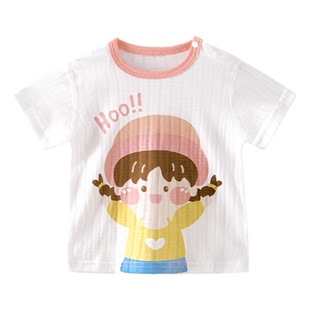 宝宝短袖T恤夏季薄款婴儿上衣t恤男女童婴幼儿童女宝夏装夏天衣服