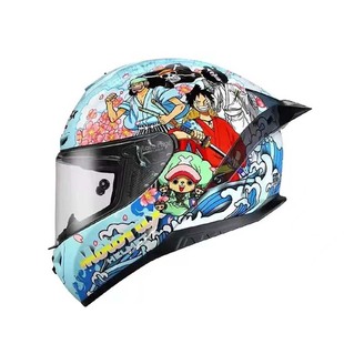 MOTORAX摩雷士R50S海贼王摩托车头盔全盔男女大尾翼安德森猫联名