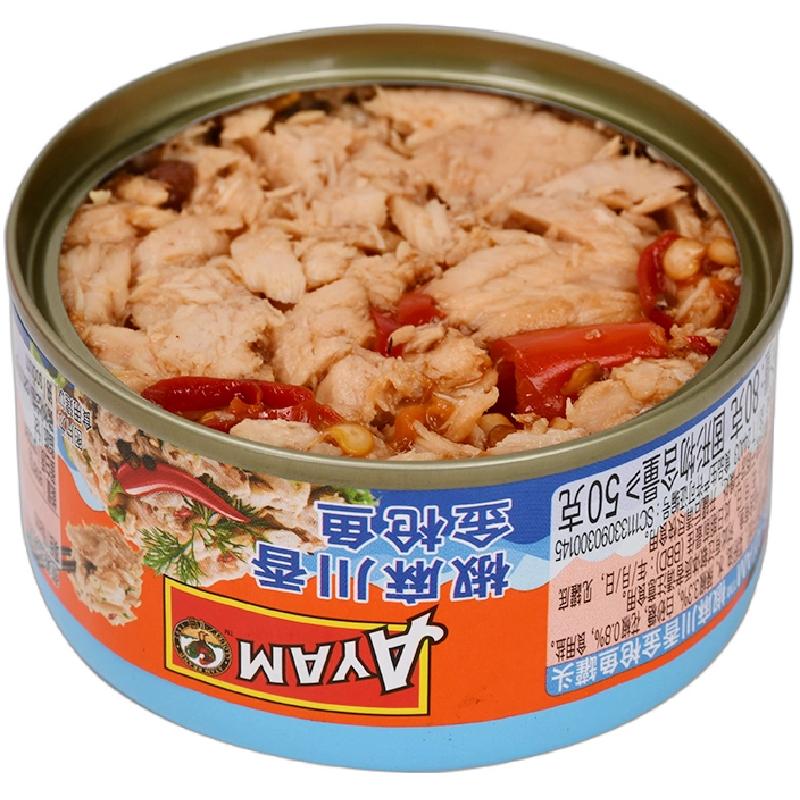 雄鸡标椒麻川香金枪鱼80g24罐