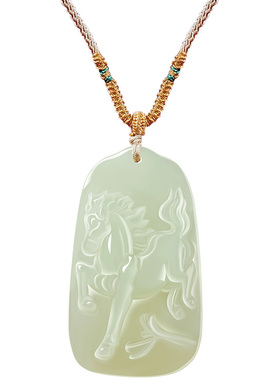 宫里上新天然和田玉吊坠