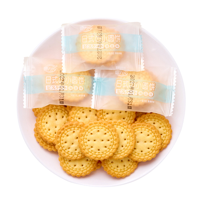 海盐饼干单独小包装日式小圆饼