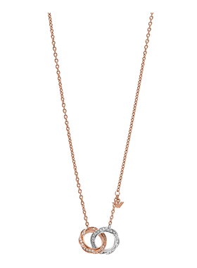 自营阿玛尼莫比乌斯环女金锁骨链