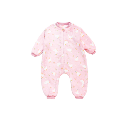 女童冬季2025新款珊瑚绒连体睡衣