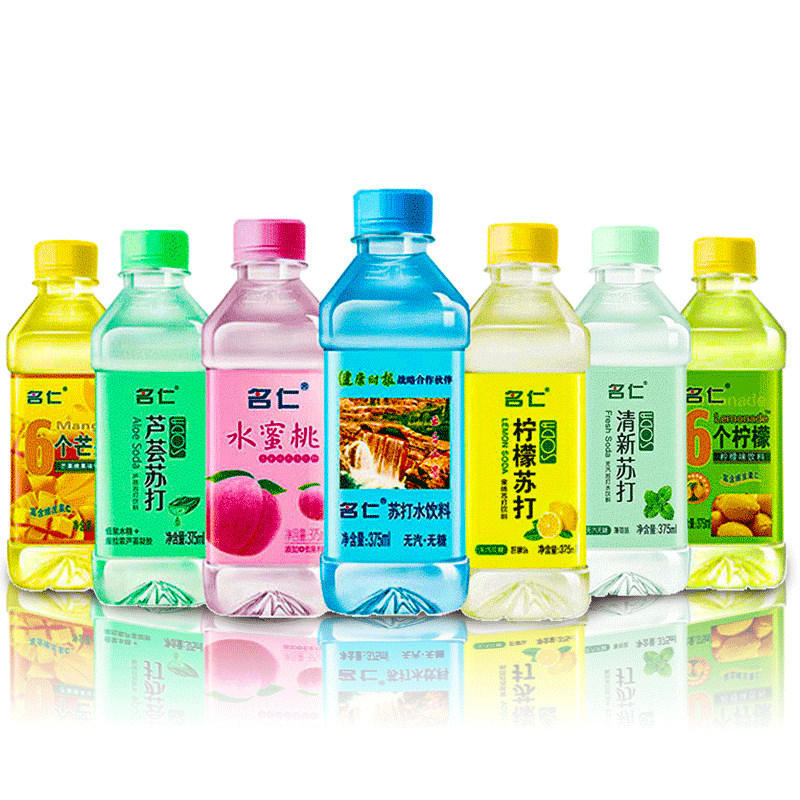 名仁饮料玫瑰无汽苏打水瓶装组合