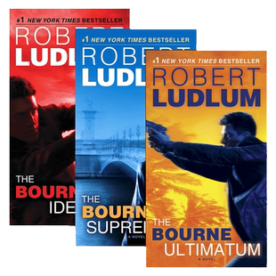 谍影重重3册 英文原版小说 Jason Bourne John Grisham 约翰格里森姆 The Bourne Identity/Supremacy/Ultimatum 进口英语书籍