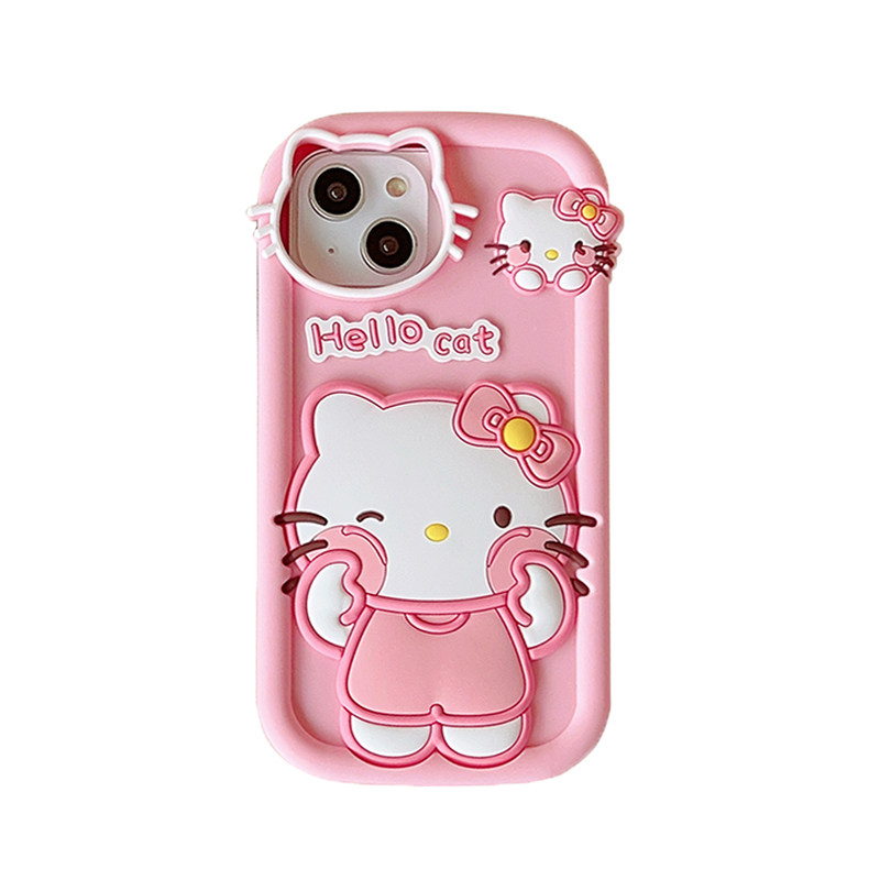 揉脸猫咪适用opporeno11手机壳reno10新款reno9可爱8pro卡通reno7/6立体reno5女k硅胶r15x套r17全包r15防摔k1