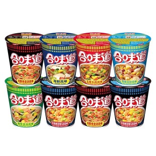 合味道杯面整箱12杯方便面猪骨海鲜牛肉拉面夜宵速食免煮泡面拉面