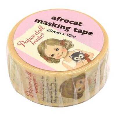 afrocat美纹纸装饰胶带可爱卡通