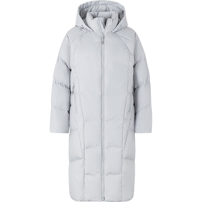 Adidas/阿迪达斯官方正品新款女士长款宽松简约连帽羽绒服JJ3551