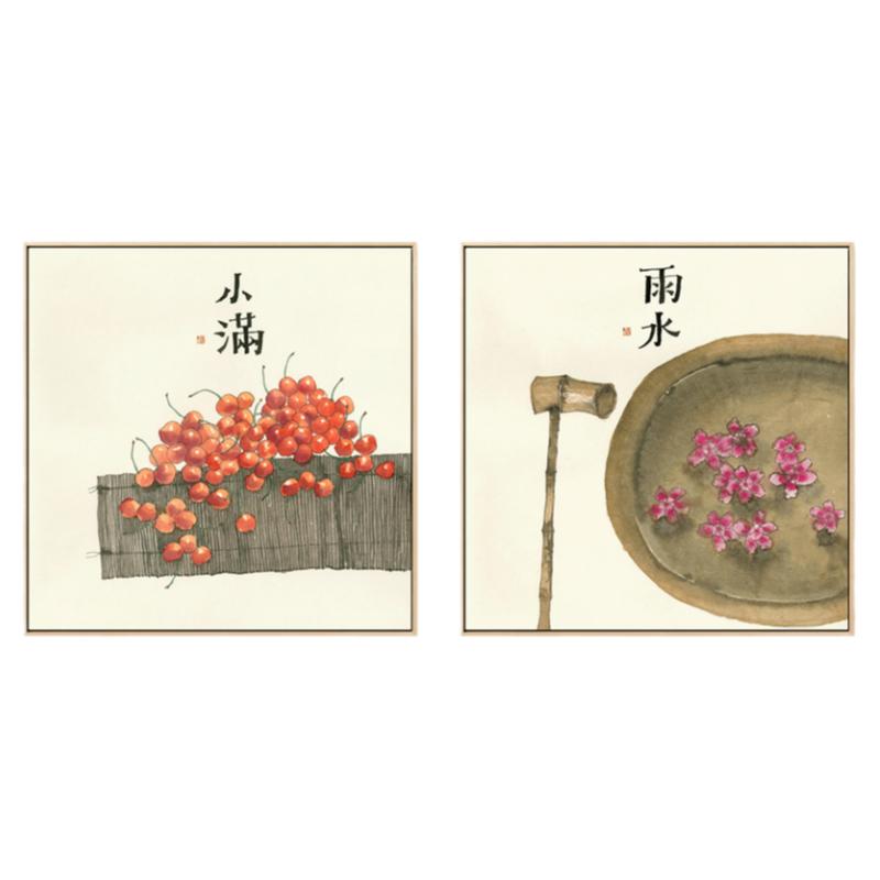 李知弥x仟象映画 新中式餐厅挂画2026新款茶室入户玄关客厅装饰画